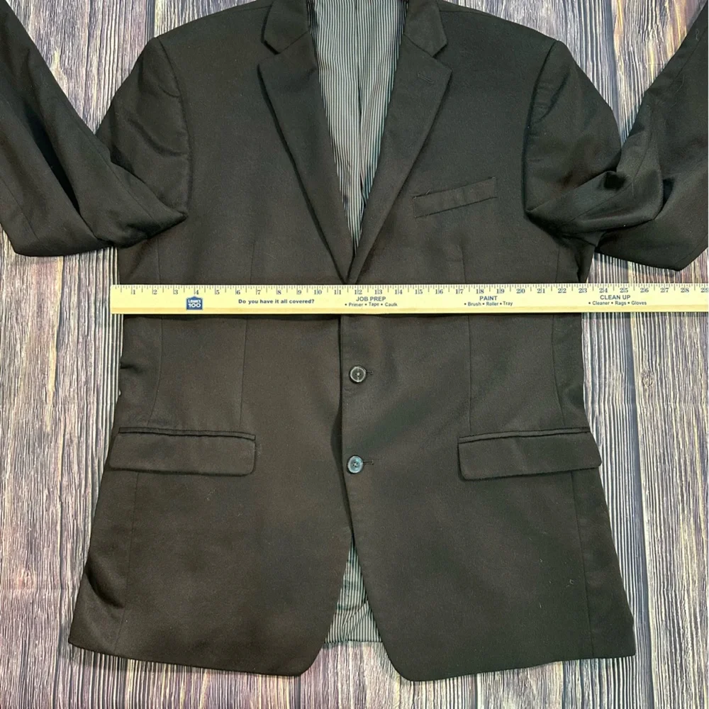 Men's CALVIN KLEIN 100% Cashmere SPORT COAT BLAZER SUIT JACKET Double Vent Brown